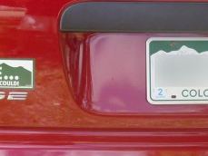 bumper sticker on our car