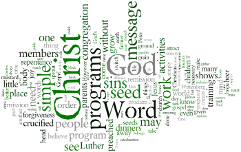 Pentecost 3B 2012 Wordle
