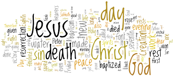 Easter Vigil 2013 Wordle
