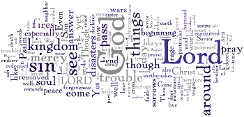 Service of Prayer and Supplication 0627 2012 Wordle