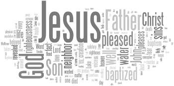 Baptism of Our Lord 2015 Wordle
