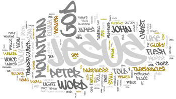 The Transfiguration of Our Lord 2016 Wordle